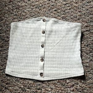 American Eagle white tube top,  size s